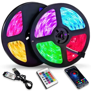 3m Smart LED Strip Light 5V Flexible RGB COB with APP Wifi Remote Control IP20 USB Connectivity